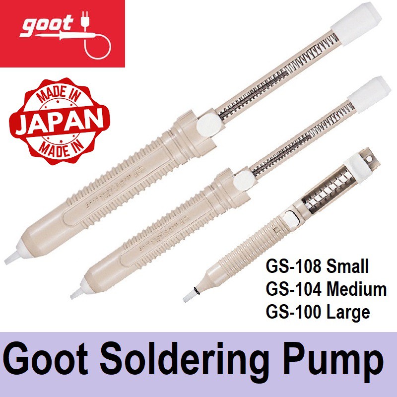 Goot Soldering Pump (Original Japan) Soldering Sucker Plunger GS100 GS