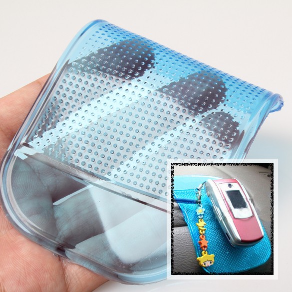 Magic Car Anti Slip Sticky Pad Mat For Cell Phone Blue Shopee