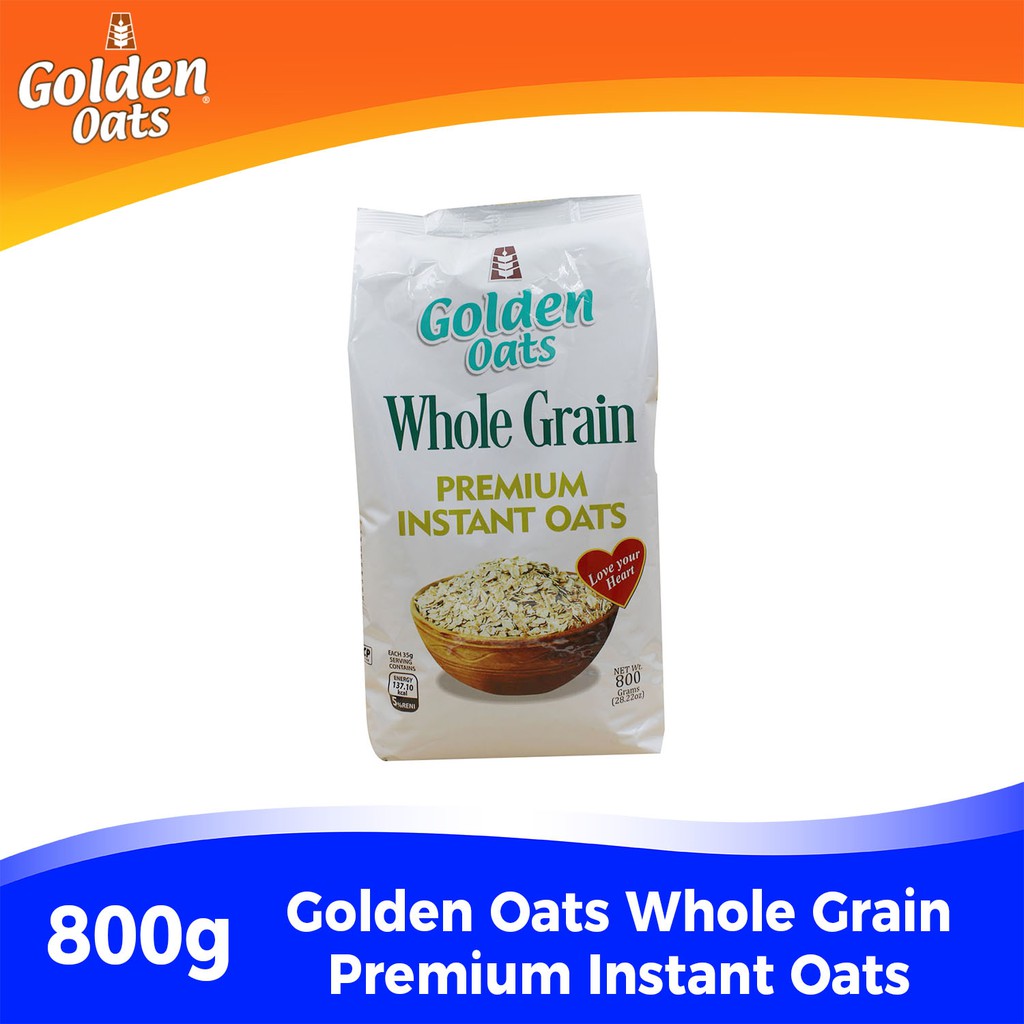 Golden Oats Premium Whole Grain Oatmeal 800g Shopee Philippines