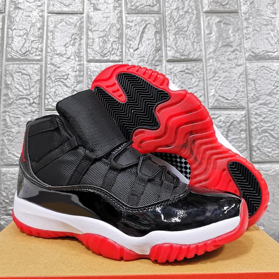 Jordan 11 Bred Black Red Free Socks Original Equipment Manufactured NOT ...