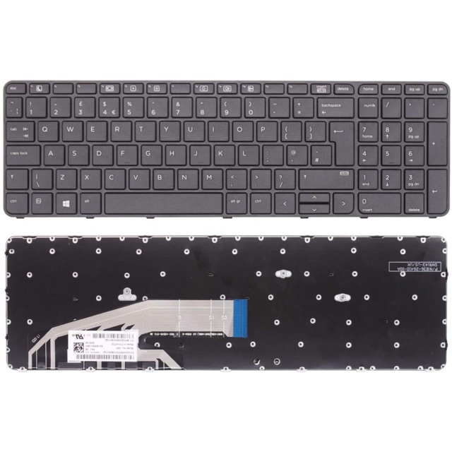 Replacement Keyboard For HP ProBook 450 G3 455 G3 470 G3 UK Layout Laptop  Black Keyboard with Frame | Shopee Philippines