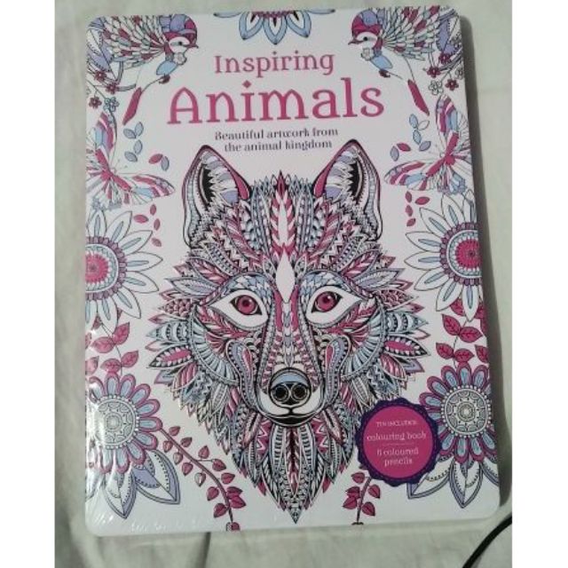 Download Inspiring Animals Coloring Book Original Shopee Philippines