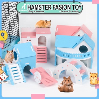 Renna's Hamster Toys Pet Toys For Hamster Wheel For Hamster Cage Set Hamster Accessories Set