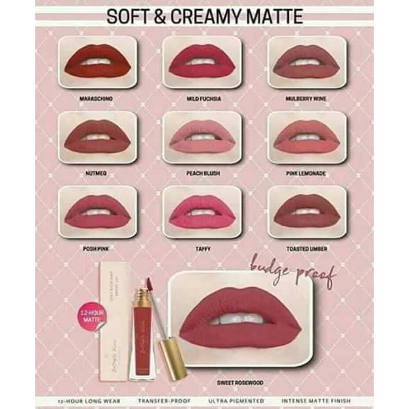 Butterfly Kisses Matte Lippies (lean n green product) Shopee Philippines