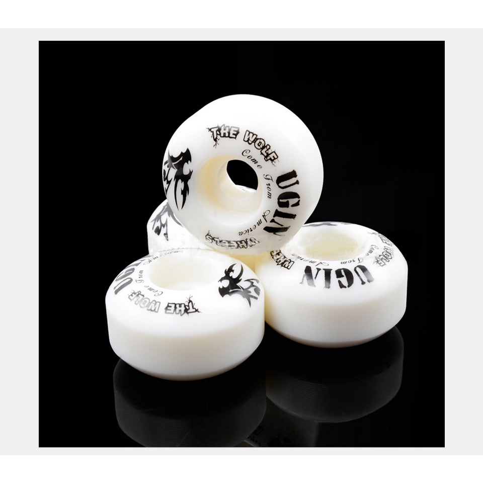 Narabar eerste Normalisatie 4X UGIN Classic The Wolf Series Pro Skateboard Wheels 52mm x 30mm Resilient  PU for rough grounds as | Shopee Philippines