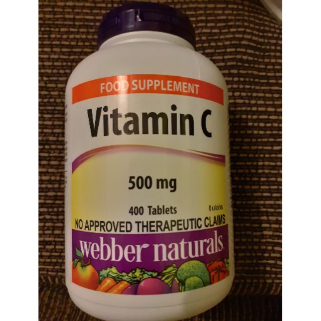 ber Naturals Vitamin C 500mg 400tablets Shopee Philippines