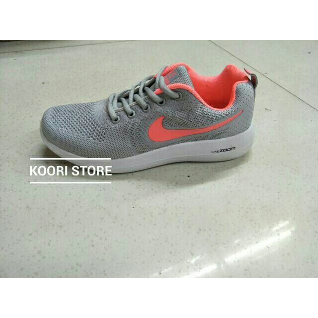 nike zoom gray and pink