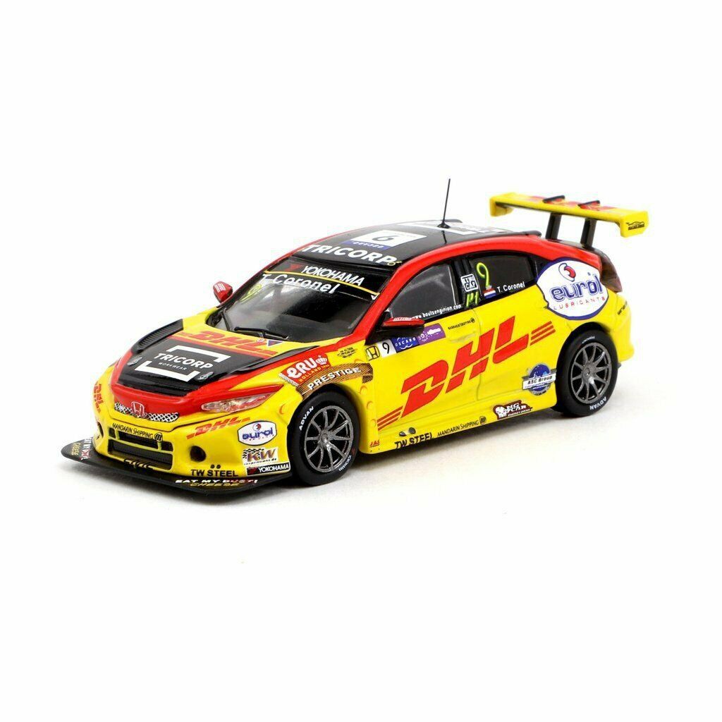 Tarmac Works 1:64 Honda Civic Type-R TCR WTCR Race of Macau 2018 ...