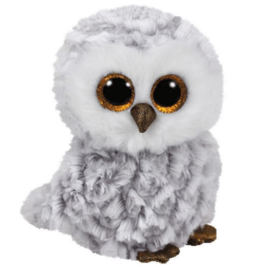 white stuffed owl