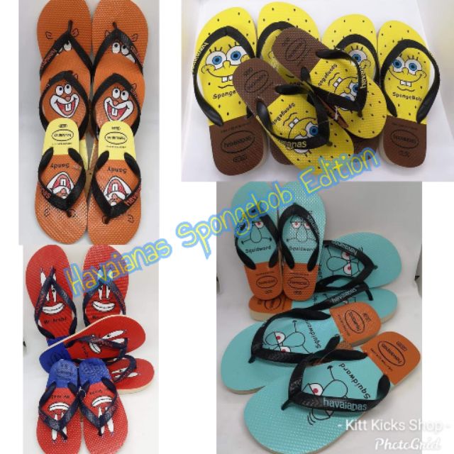 havaianas spongebob