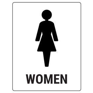 CR restroom sign male female sign high quality vinyl stickers ...