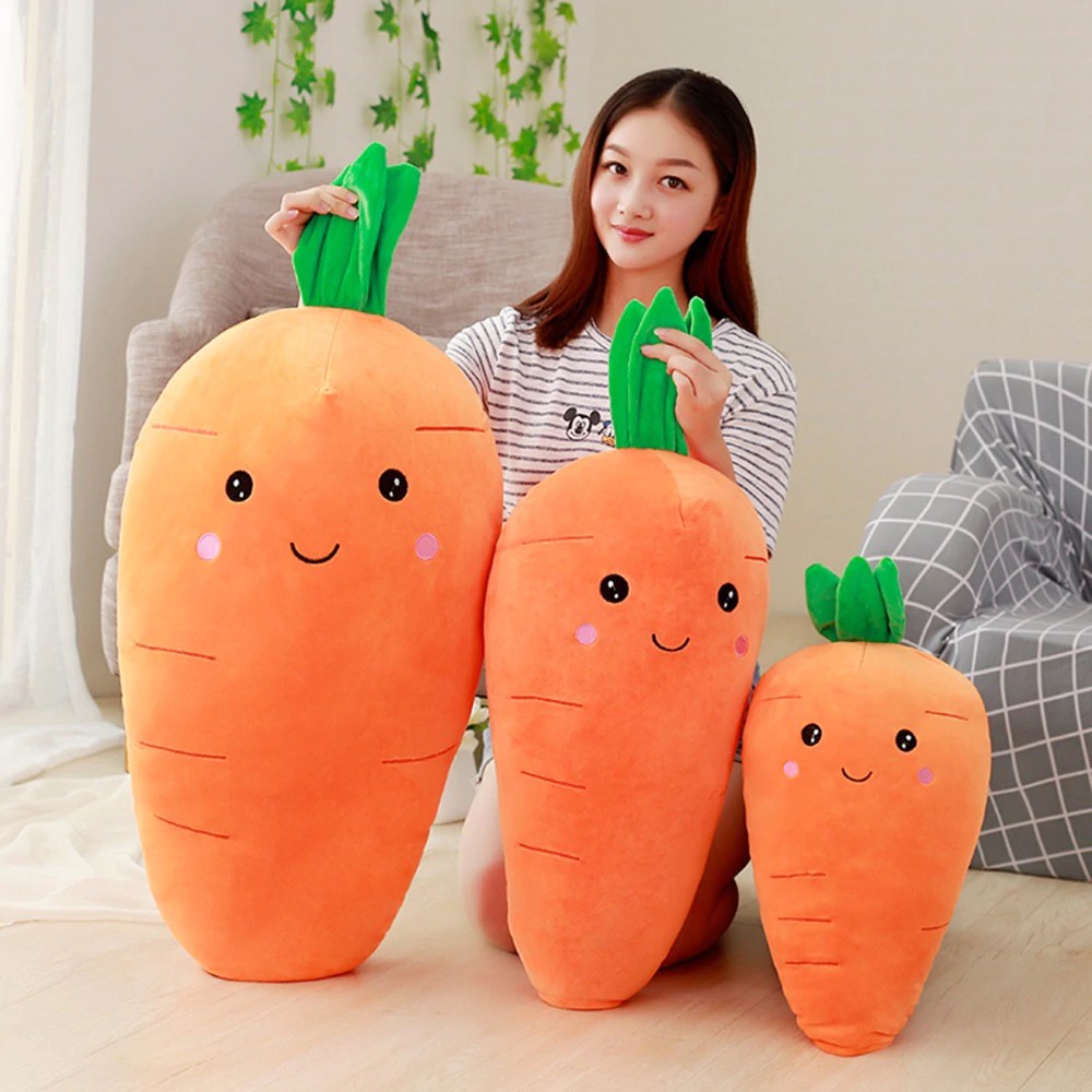 cuddly carrot toy