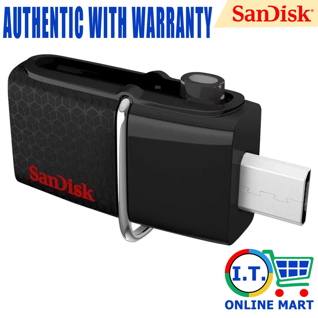 Sandisk OTG 16gb 32gb 64gb Dual Flash Drive USB 3.0 | Shopee Philippines