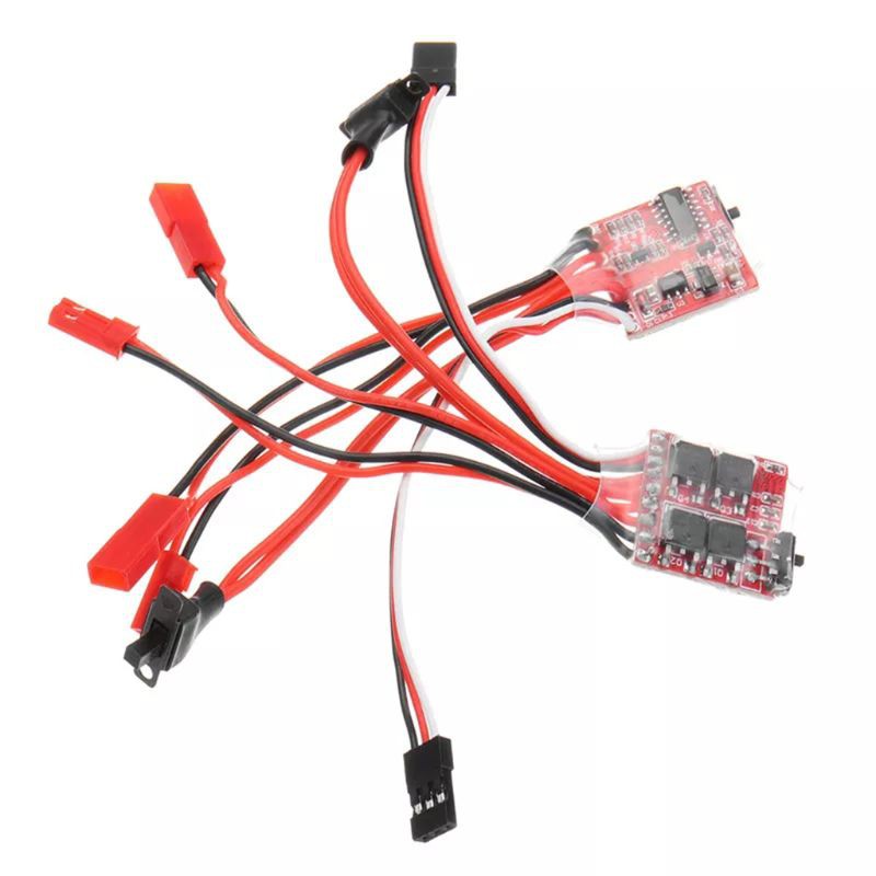 20A 2S Brush ESC Speed Controller for 1:16 1:18 1:20 Scale RC Crawler Pickup