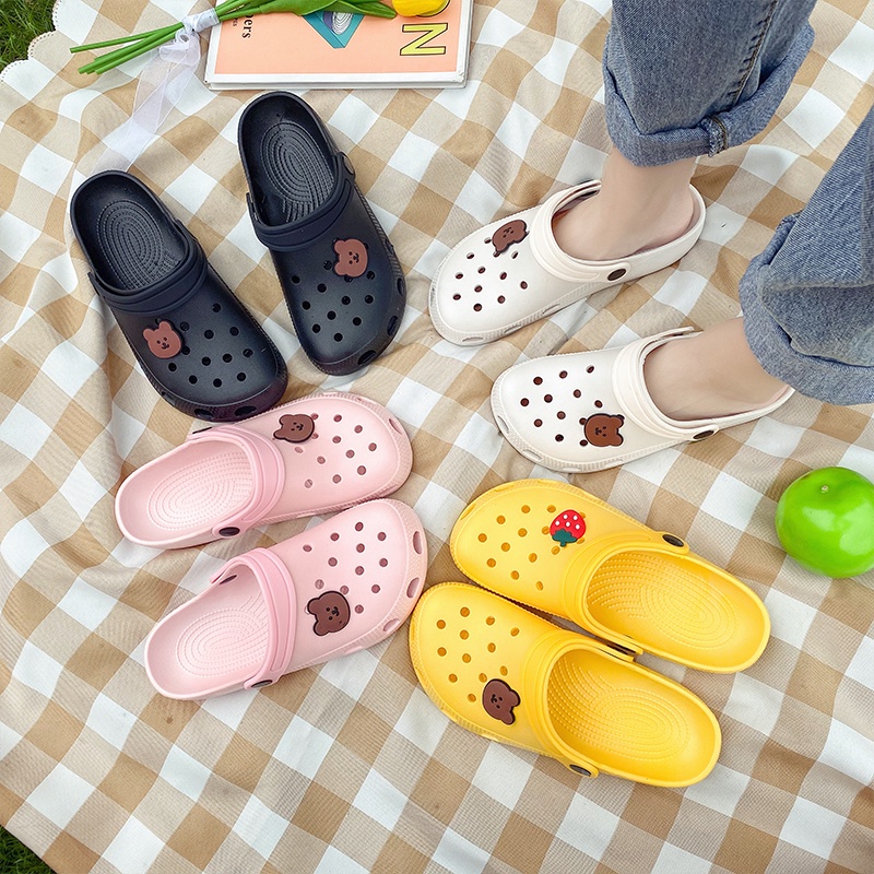 Fashion Cartoon Bear New CROCS Slippers For Women Sizes Available ...