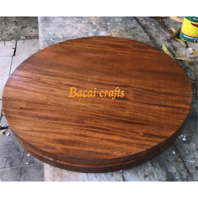 Round Mahogany Wood Table Top Diy Shopee Philippines