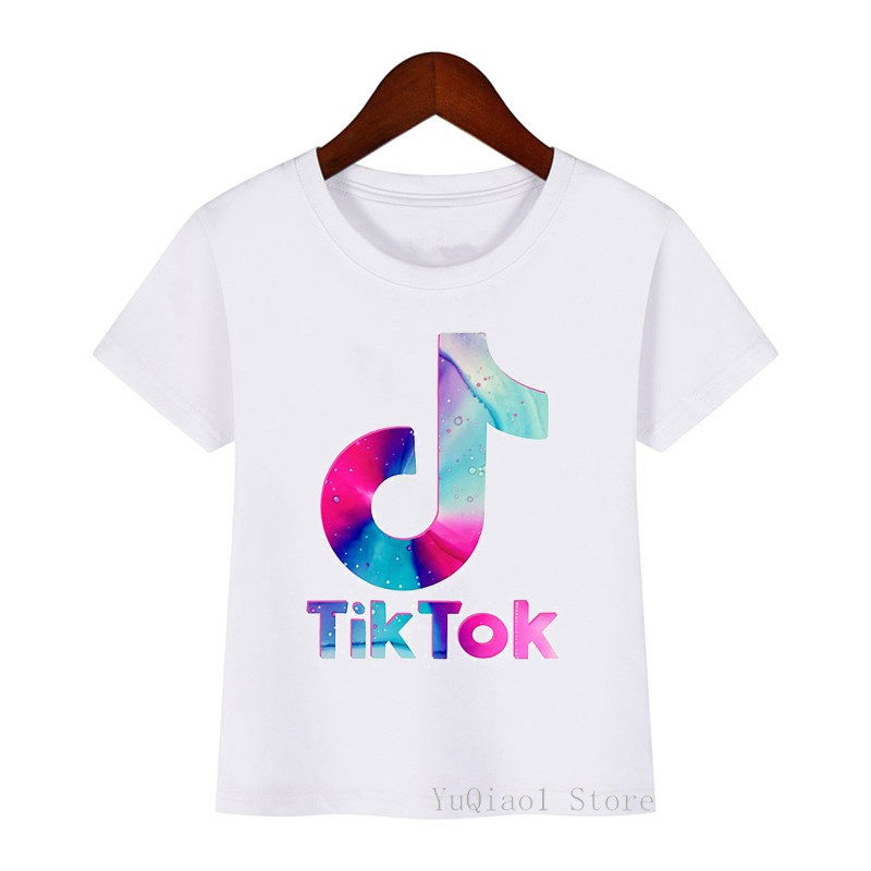 tik tok t shirt popular letter tiktok printed baby boy tshirt cute