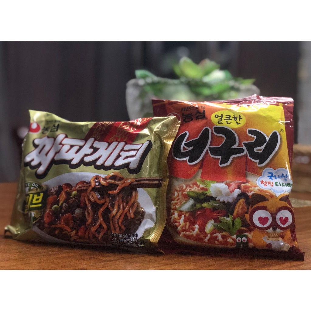 Nongshim Jjapagetti / Chapagetti + Neoguri = Jjapaguri / Ramdon ...