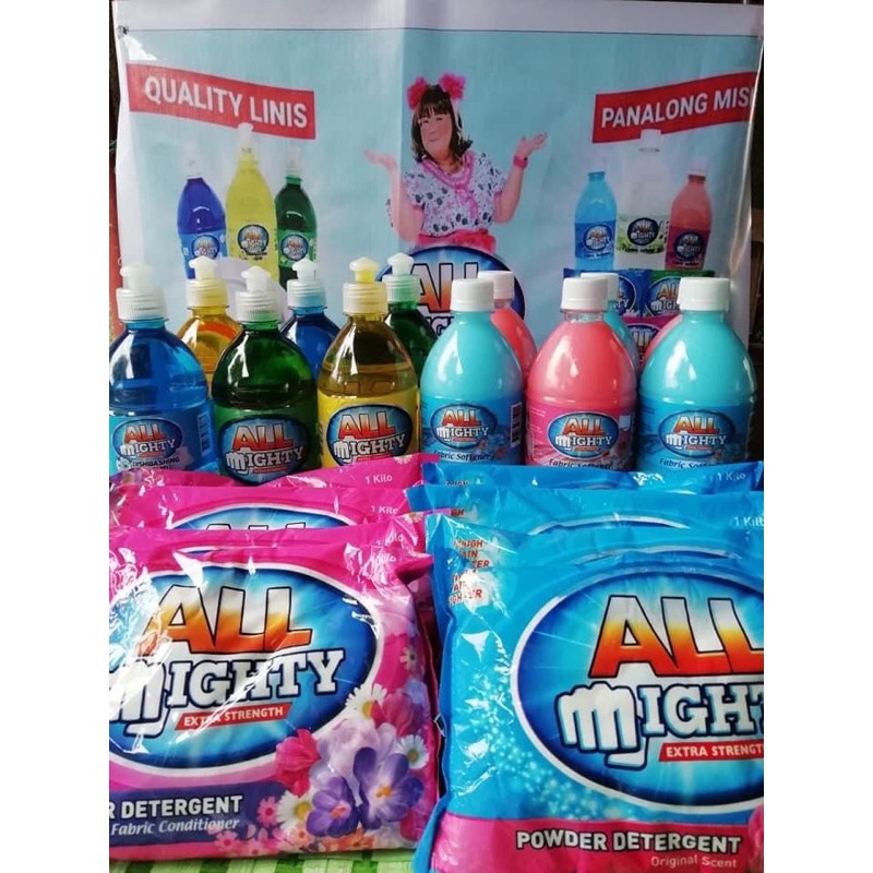 ALLMIGHTY PRODUCTS Detergent powder,Dishwashing liquid,Fabric