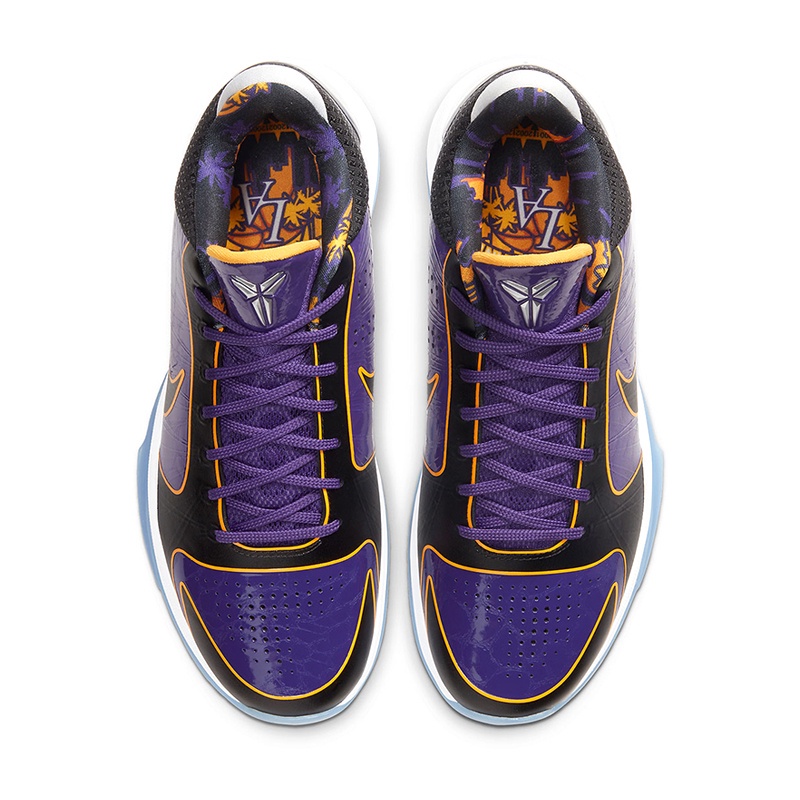 kobe 5 protro purple black gold