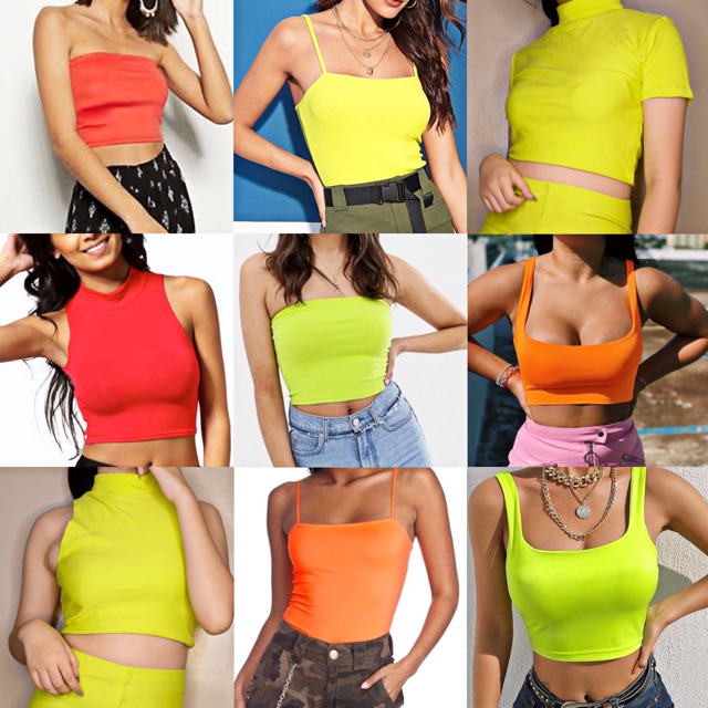pink neon top