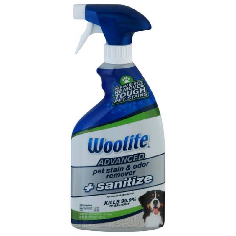 Woolite Advanced pet stain and odor remover and sanitize Shopee