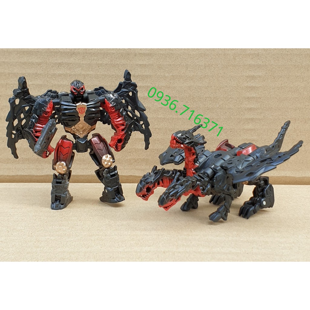 Mini Robot 6.5Cm High Transforms Into Dragon 3 Heads Dragonstorm Transformers Hasbro (Usa