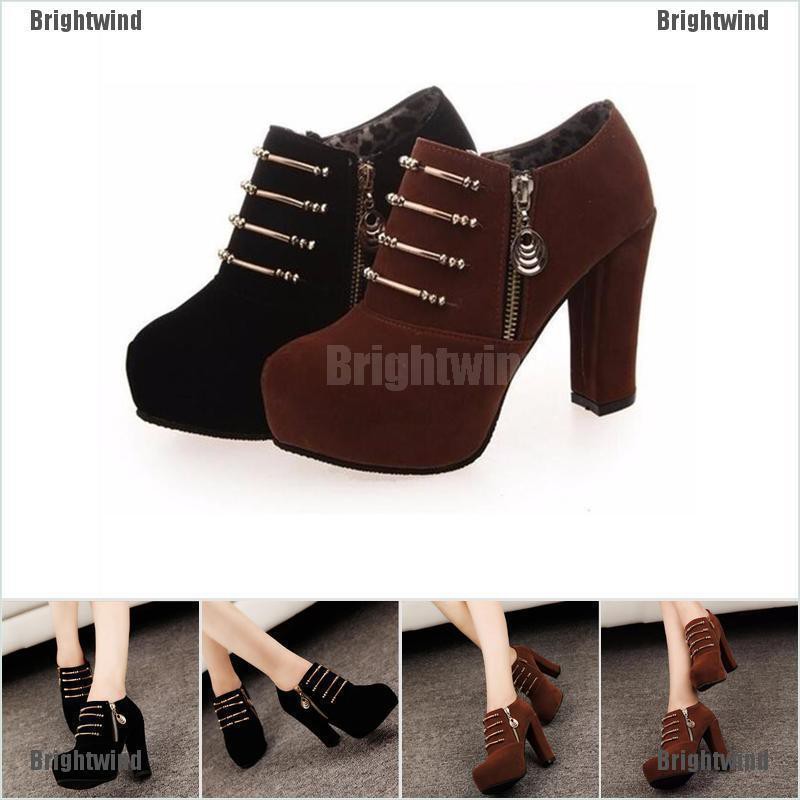 women's high heel ankle boots