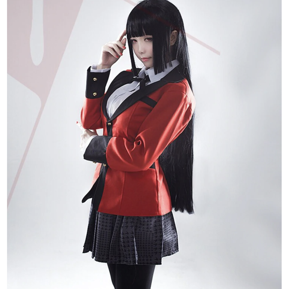 Japan Anime Kakegurui Yumeko Jabami Kirari Momobami School Uniform Cosplay Costume High School Uniform With Tags Shopee Philippines