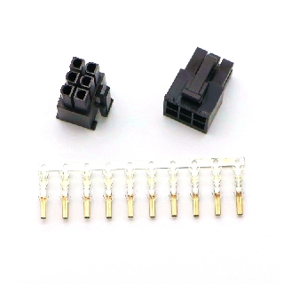 100 X Male ATX / EPS PCI-e PC Power Supply Connector Crimp Pins (Type 5559) – Silver