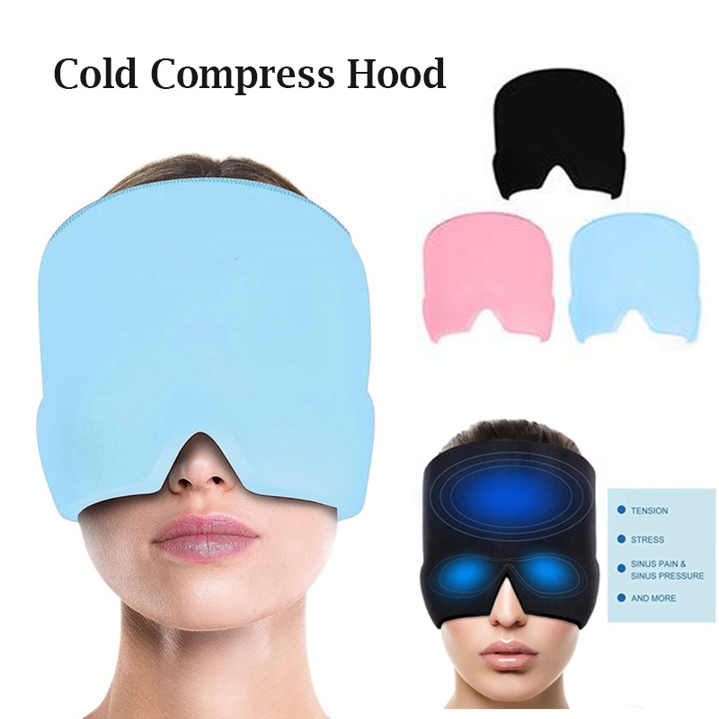 Gel Hot Cold Therapy Headache Migraine Relief Cap For Chemo,Sinus,Neck ...