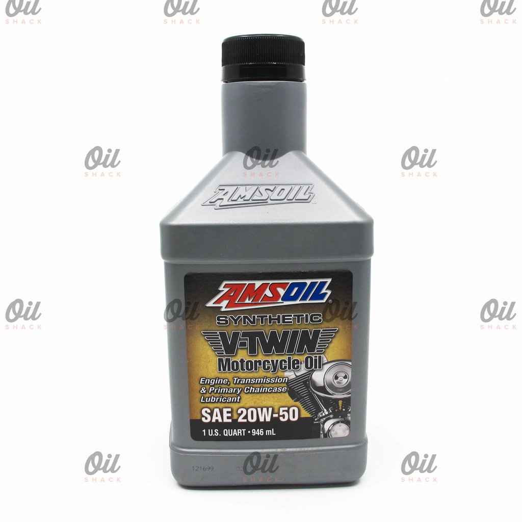 AMSOIL 20W50 V-TWIN ENGINE OIL FULLY SYNTHETIC (1 QUART) | Shopee ...