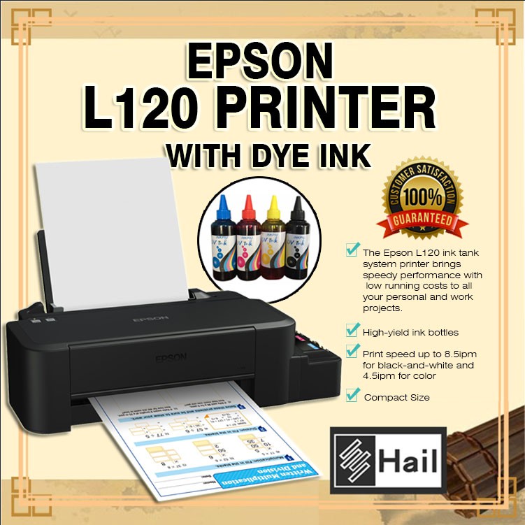 Epson L120 Printer Brand New For Single Function Only Shopee Philippines 8181