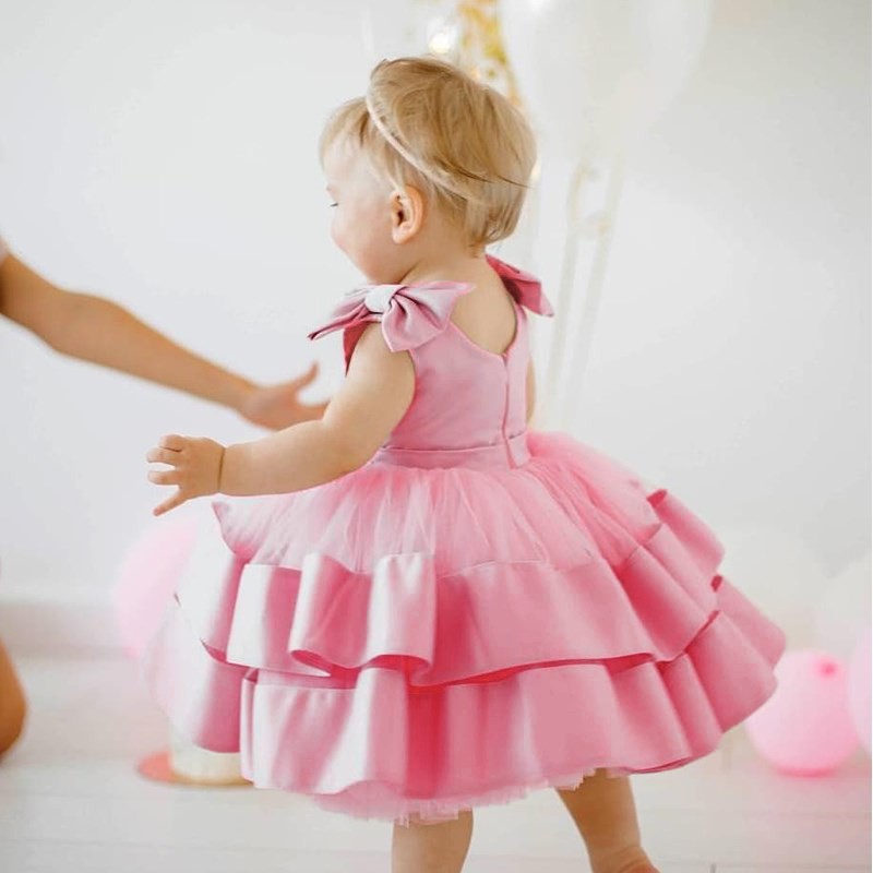 NNJXD Summer Newborn Tutu Dress 1st Birthday Dress for Baby Girl