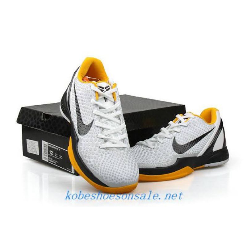 kobe 6 white yellow