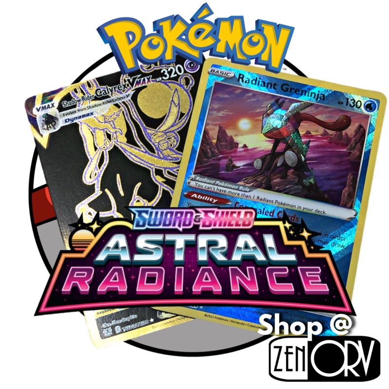 Astral Radiance Radiant Gold Full art FA Fullart V Vmax Pokemon card