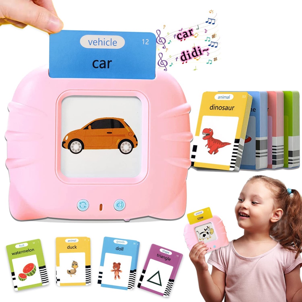 Talking Flash Card, Portable Educational Toys for Kids, Sight Words ...