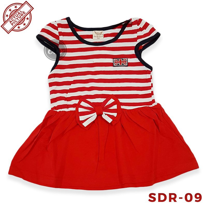 red sailor dress