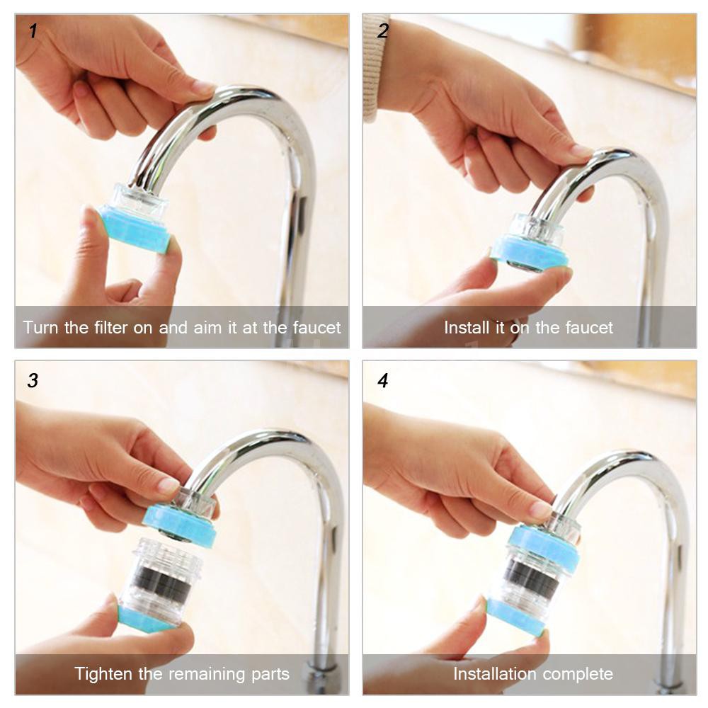 Household Kitchen Faucet Water Filter Tap Water Purifier Medical Stone Magnetized Water Strainer Han Shopee Philippines