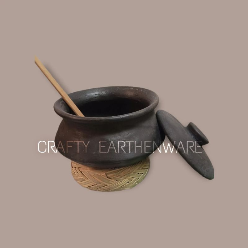 PALAYOK Set with Dikin /sandok (Traditional Cooking Pots) Small