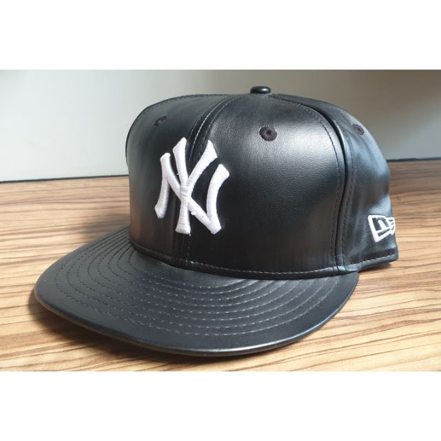 leather new era fitted hats
