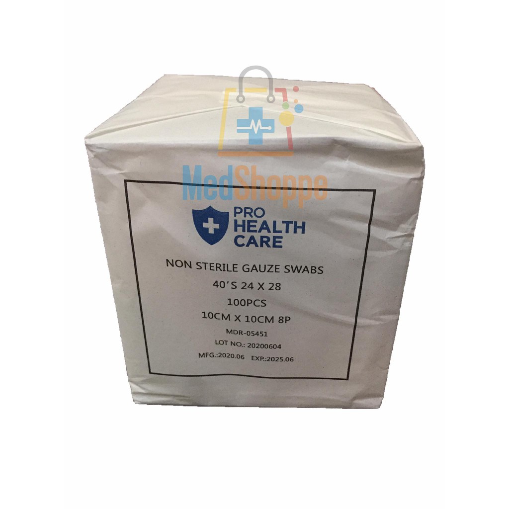 Gauze Pad 4x4 (nonsterile) Shopee Philippines