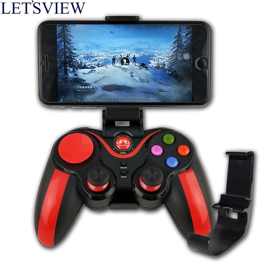 Letsview Gen Game S5 Plus Wireless Bluetooth Gamepad Controller With Bracket Black Shopee Philippines