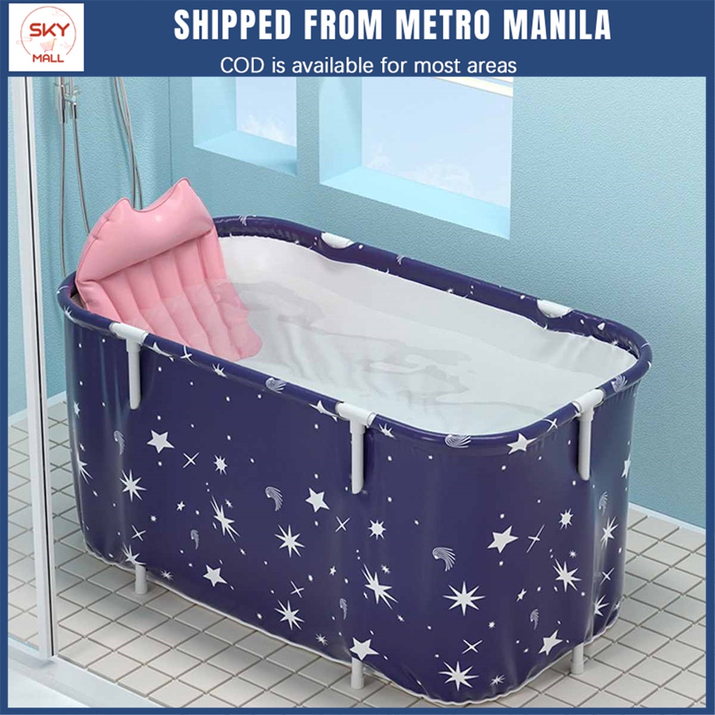 Folding Bathtub Water Tub Portable Bathtub for Adults Kids Soaking Bath