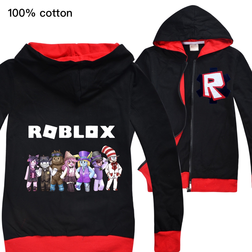 Roblox Teenage Zipper Cardigan Coat For Boys And Girls Children S Hoodies Pure Cotton Ready Stocks C915 Shopee Philippines - roblox cardigan