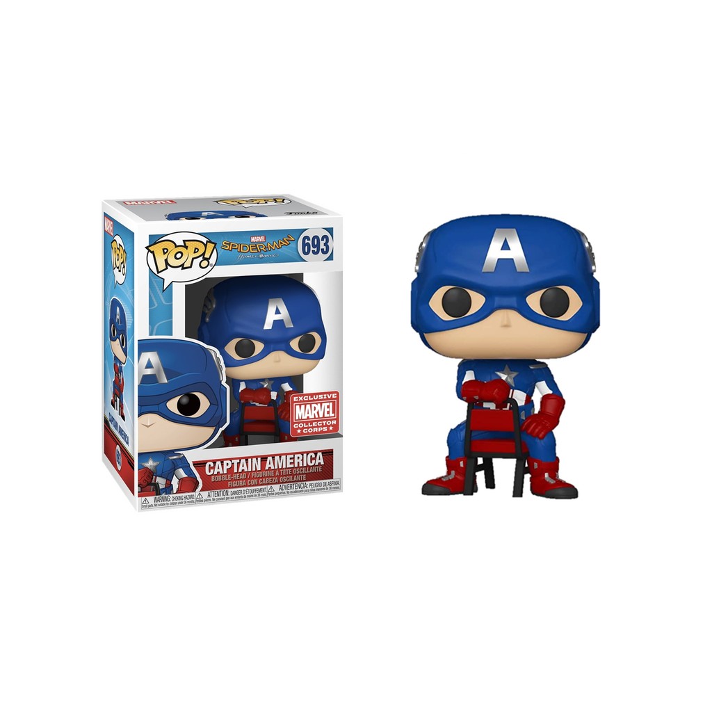 Funko Pop! Spider-man Home Coming: Captain America - Marvel Collector Corps  Exclusive | Shopee Philippines