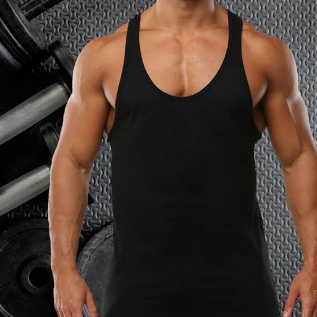 Download Plain Sando tank top sleeveless muscle y back shirt 1pc ...