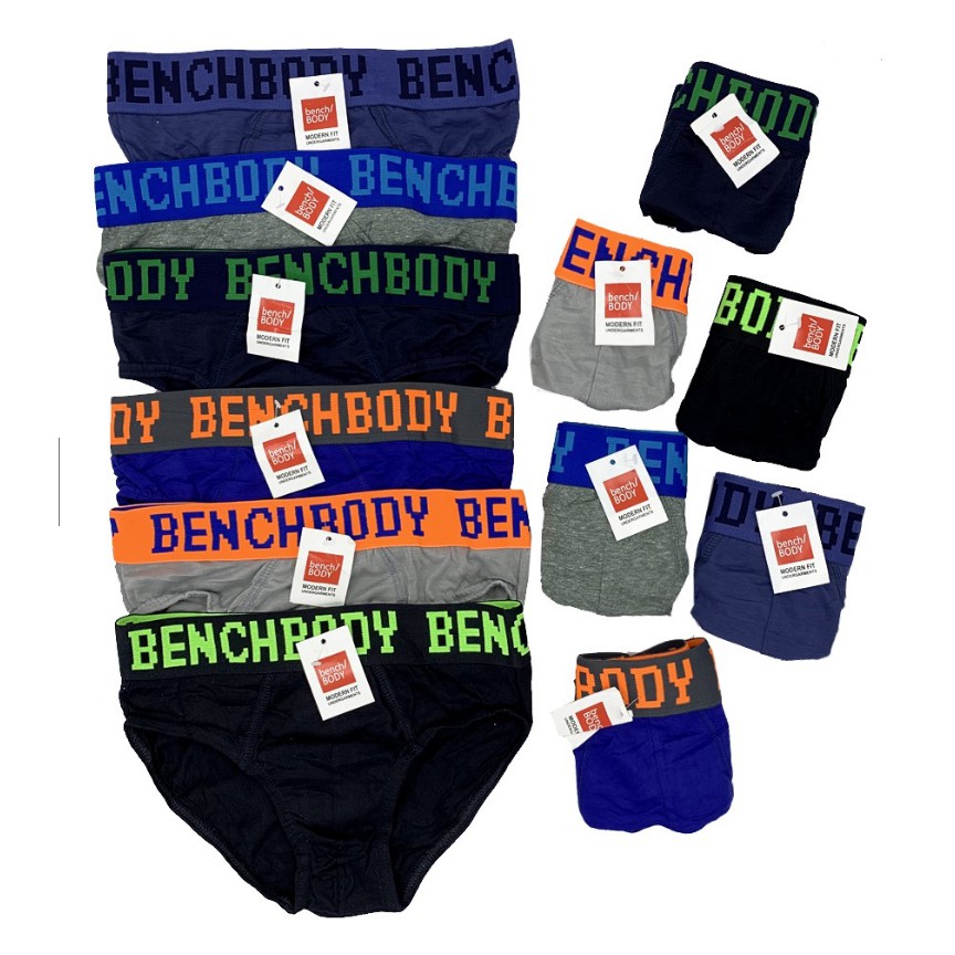 COD BENCH BRIEF 12PCS brief underwear | Shopee Philippines