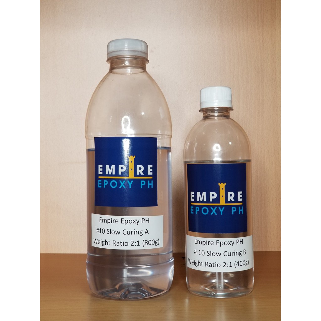 Epoxy Resin 10 slow curing 360g/750g/ 1.2kg deep casting and molds