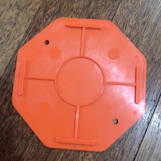 PVC Orange Junction Box Cover (Conduit) #4